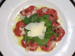 carpaccio, Chef's Table, Banner Elk Village, Banner Elk NC